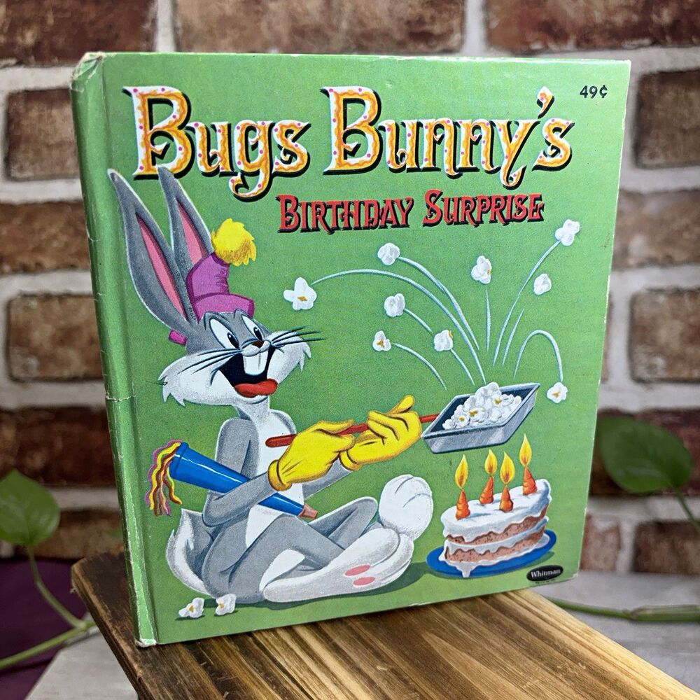 VTG 1960 Tell-a-Tales Book, Bugs Bunny's Birthday Surprise, Hardcover